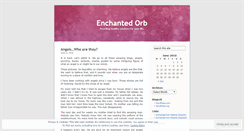 Desktop Screenshot of enchantedorb.wordpress.com