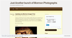 Desktop Screenshot of mormontopics37.wordpress.com
