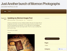 Tablet Screenshot of mormontopics37.wordpress.com