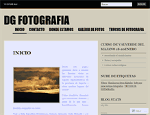 Tablet Screenshot of dgfotografia.wordpress.com