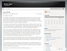 Tablet Screenshot of divineangst.wordpress.com