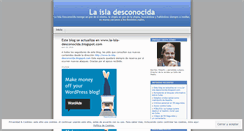 Desktop Screenshot of laisladesconocida.wordpress.com