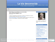 Tablet Screenshot of laisladesconocida.wordpress.com