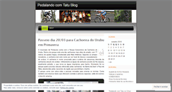 Desktop Screenshot of pedaldotatu.wordpress.com