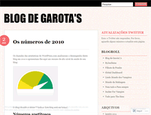 Tablet Screenshot of blogdegarota.wordpress.com