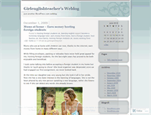 Tablet Screenshot of girlenglishteacher.wordpress.com
