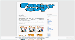 Desktop Screenshot of morefamilyguy.wordpress.com