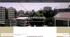 Desktop Screenshot of meanwhilein3.wordpress.com