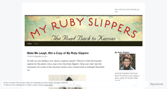 Desktop Screenshot of myrubyslippersthebook.wordpress.com