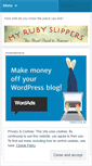 Mobile Screenshot of myrubyslippersthebook.wordpress.com