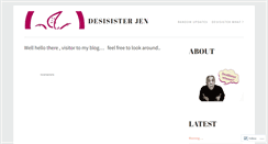 Desktop Screenshot of desisister.wordpress.com