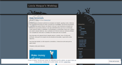 Desktop Screenshot of luciaroque.wordpress.com