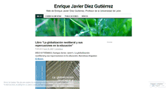 Desktop Screenshot of diezgutierrez.wordpress.com