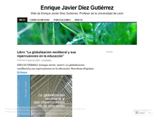 Tablet Screenshot of diezgutierrez.wordpress.com