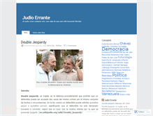 Tablet Screenshot of judioerrante.wordpress.com