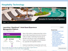 Tablet Screenshot of hospitalitytechnology.wordpress.com