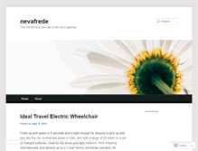 Tablet Screenshot of nevafrede.wordpress.com