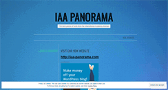 Desktop Screenshot of iaapanorama.wordpress.com