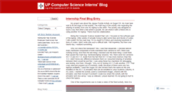 Desktop Screenshot of 2011cs195.wordpress.com