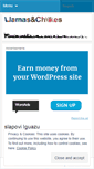 Mobile Screenshot of llamasandchillies.wordpress.com