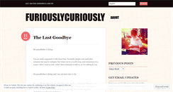 Desktop Screenshot of furiouslycuriously.wordpress.com