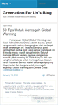 Mobile Screenshot of greenation4us.wordpress.com