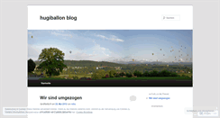 Desktop Screenshot of hugiballon.wordpress.com