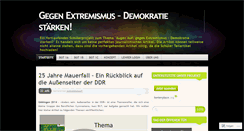 Desktop Screenshot of extremismus1.wordpress.com