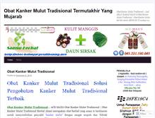 Tablet Screenshot of obatkankermuluttradisionalherbalalamimujarab7.wordpress.com