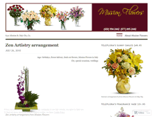 Tablet Screenshot of missionflowers.wordpress.com