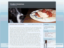 Tablet Screenshot of groakersanonymous.wordpress.com