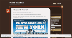 Desktop Screenshot of diariodaafrica.wordpress.com