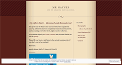 Desktop Screenshot of mrhaynes.wordpress.com