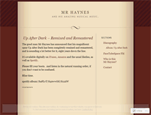 Tablet Screenshot of mrhaynes.wordpress.com