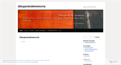 Desktop Screenshot of dibujandodememoria.wordpress.com