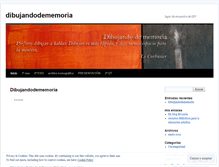 Tablet Screenshot of dibujandodememoria.wordpress.com