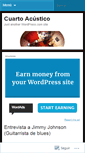 Mobile Screenshot of cuartoacustico.wordpress.com