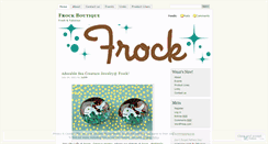 Desktop Screenshot of frockboutique.wordpress.com