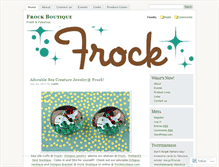 Tablet Screenshot of frockboutique.wordpress.com