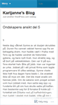 Mobile Screenshot of karijanne.wordpress.com