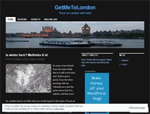 Tablet Screenshot of getmetolondon.wordpress.com