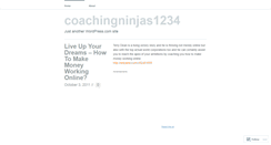 Desktop Screenshot of coachingninjas1234.wordpress.com