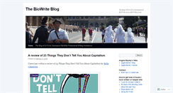 Desktop Screenshot of biowrite.wordpress.com