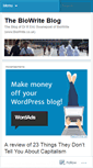 Mobile Screenshot of biowrite.wordpress.com