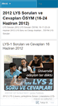 Mobile Screenshot of lyskonulari.wordpress.com