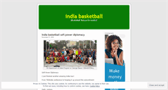 Desktop Screenshot of indiabasketball.wordpress.com