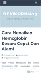 Mobile Screenshot of devikurnia13blog.wordpress.com