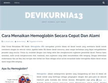 Tablet Screenshot of devikurnia13blog.wordpress.com