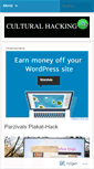 Mobile Screenshot of culturalhacking.wordpress.com