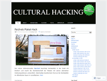 Tablet Screenshot of culturalhacking.wordpress.com